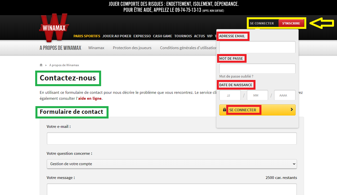 Le processus pour finaliser son inscription Winamax Le processus pour finaliser son inscription Winamax